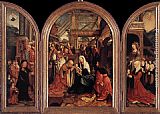 Jacob Cornelisz Van Oostsanen Triptych of the Adoration of the Magi painting